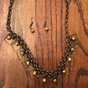 Bronze Necklace Set